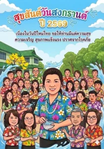 สุขสันต์วันสงกรานต์ ปี 2569